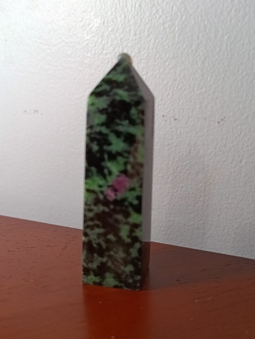 Gemstone Tower Decorative Accent Ruby In Zoisite Crystal